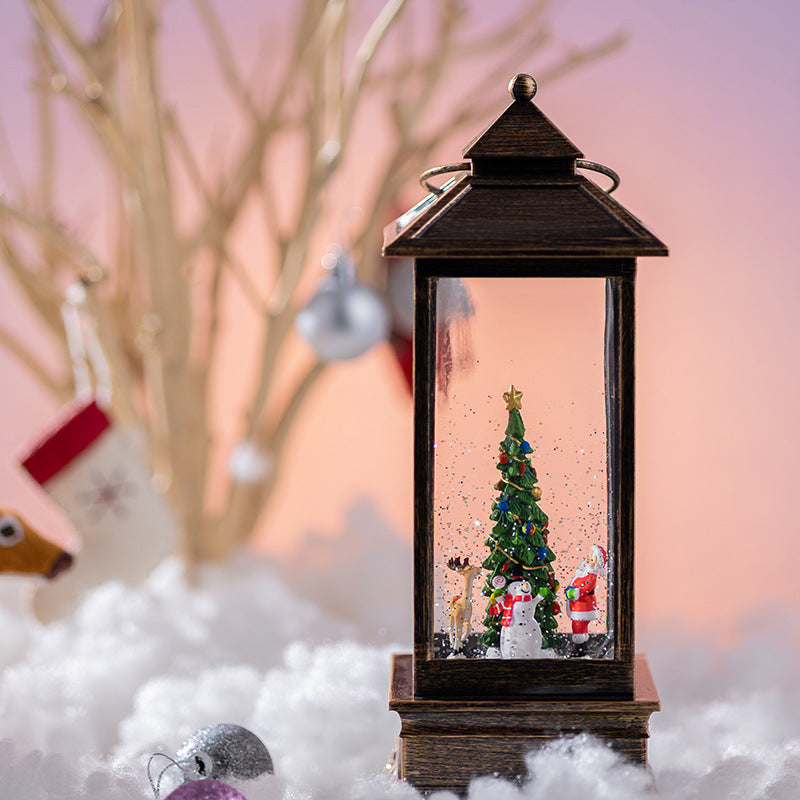 Charming retro styled Christmas music box