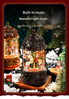Charming retro styled Christmas music box