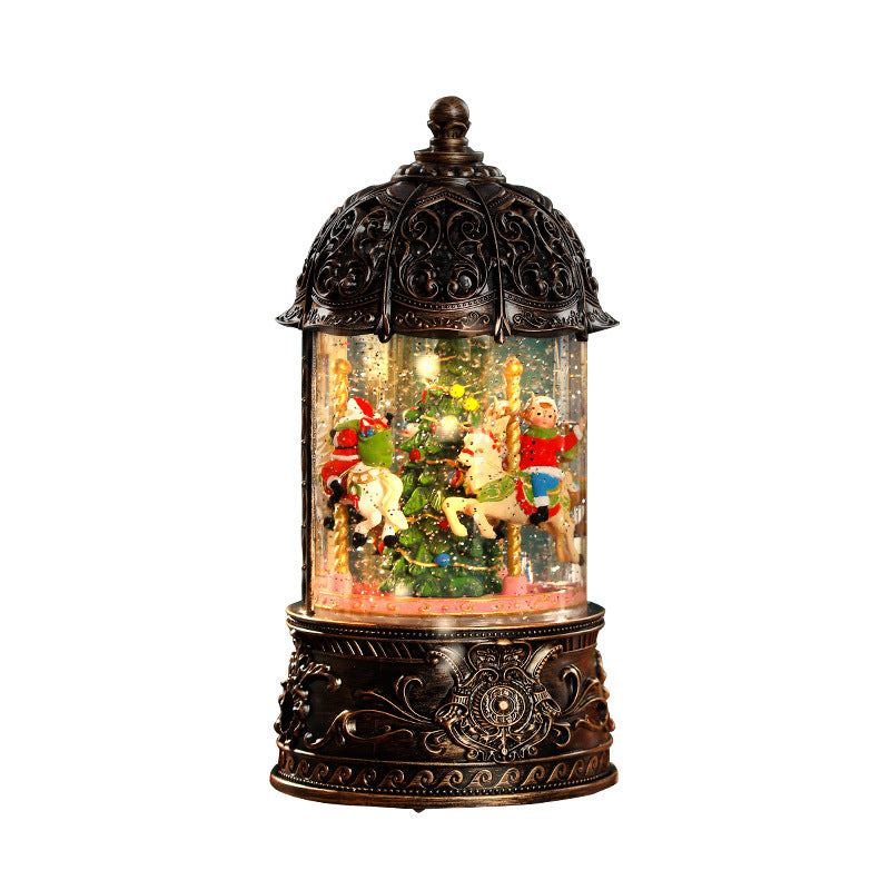 Elegant vintage Christmas music box with details