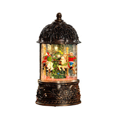 Elegant vintage Christmas music box with details