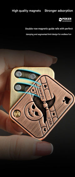 Vintage fidget spinner in action