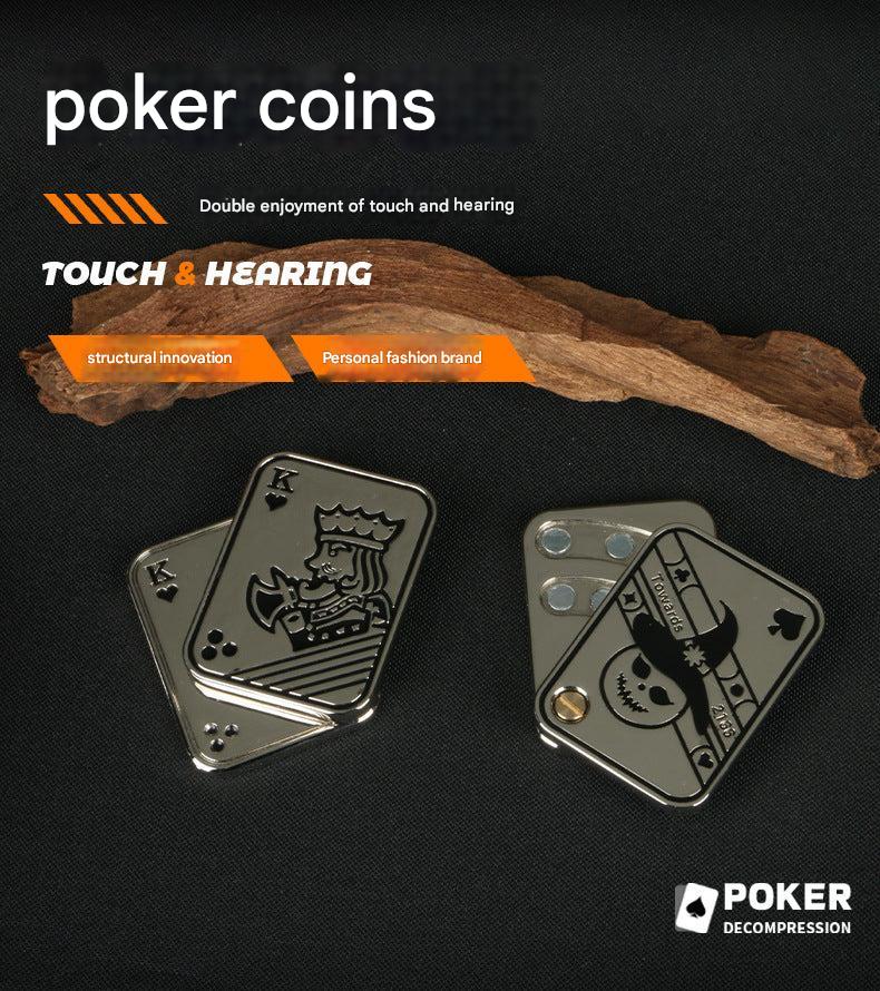 Antique poker card spinner image 1