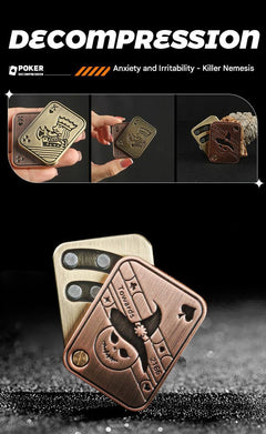 Manual fidget spinner with packaging