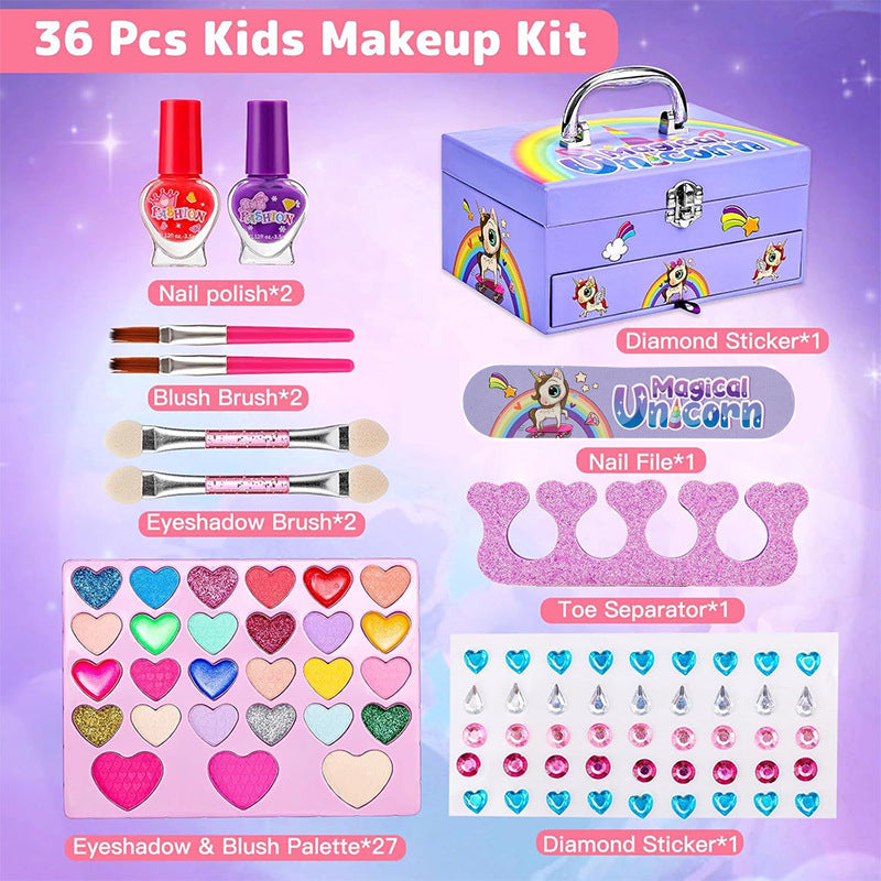lipstick and eye shadow included in set