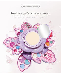 Kids makeup and nail art set with angel wings design