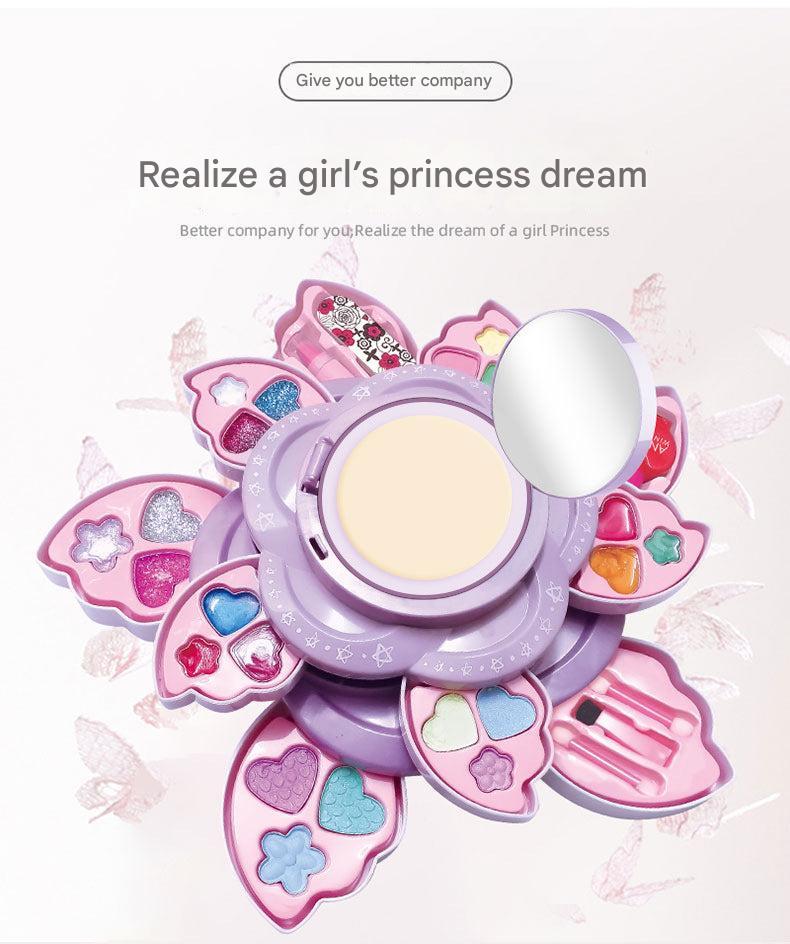 Kids makeup and nail art set with angel wings design