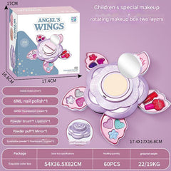 Spinning flower feature of the beauty playset