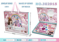 Child-friendly makeup items from unicorn set