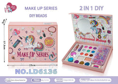 Children's unicorn-themed makeup accessories