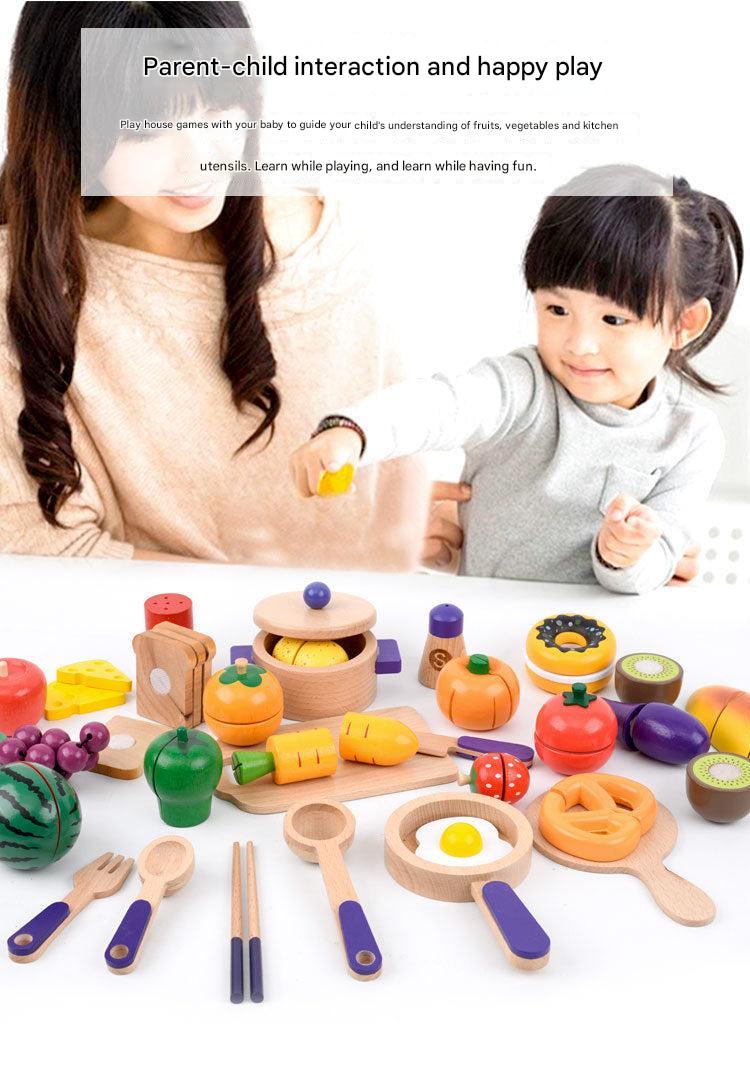 Vibrant assortment of magnetic fruits and vegetables