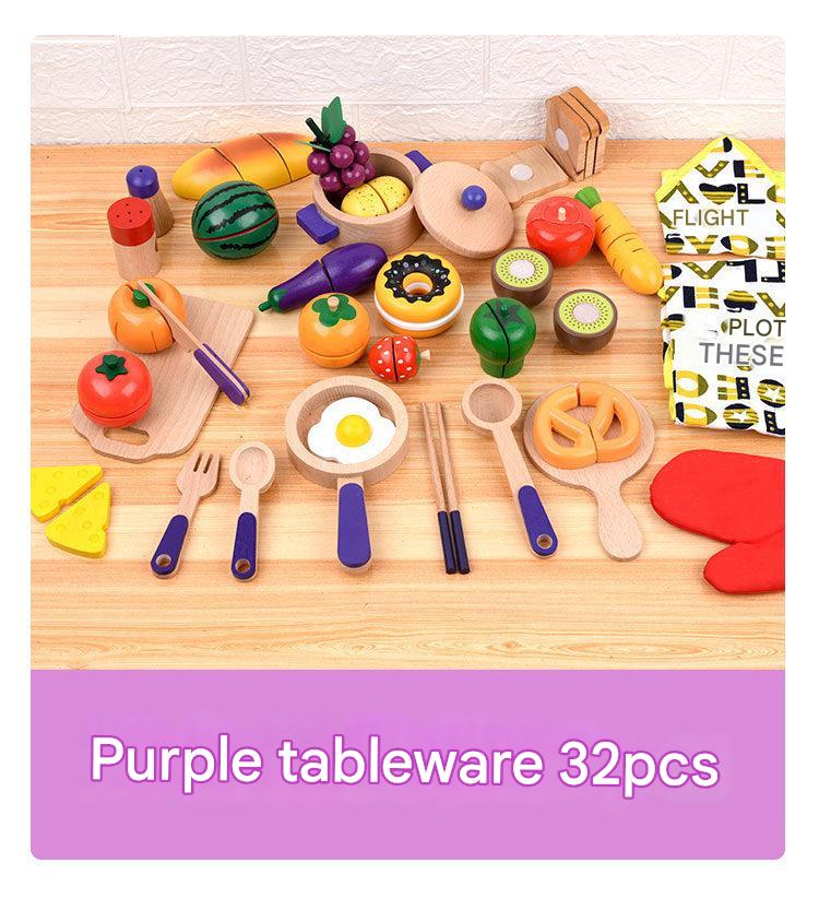 Educational playset arranged on a table