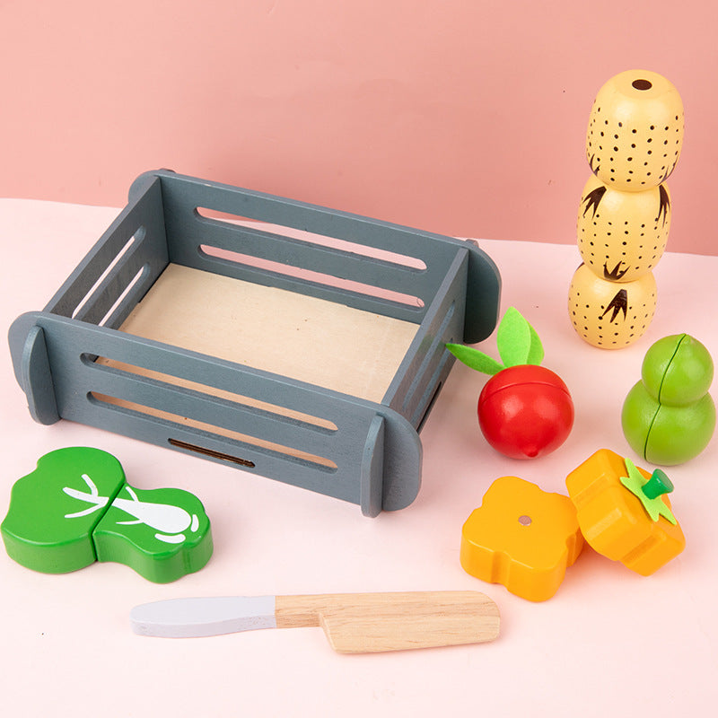 Educational playset arranged on a table