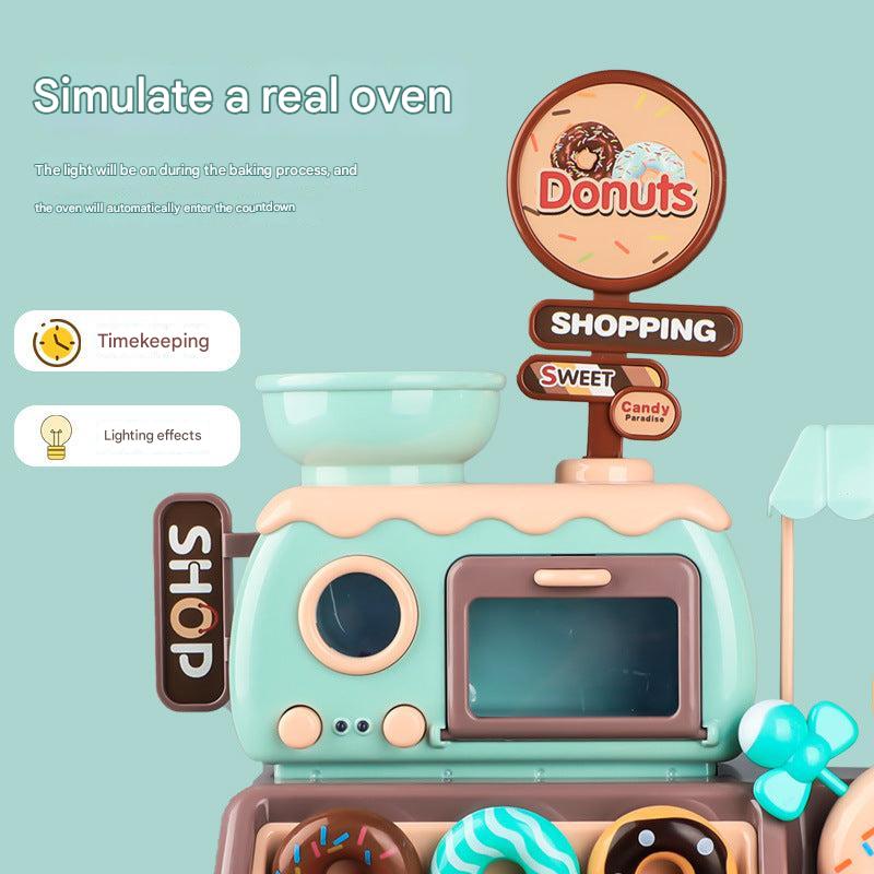 Close-up of the educational cash register toy