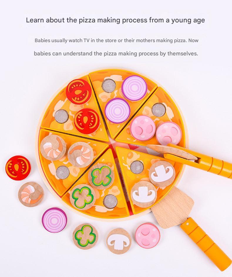 Hands-on learning with pizza making toy