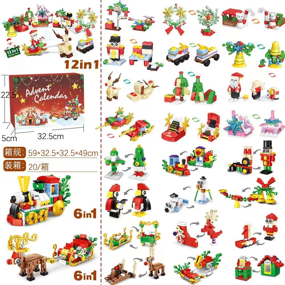 assembled festive decorations image