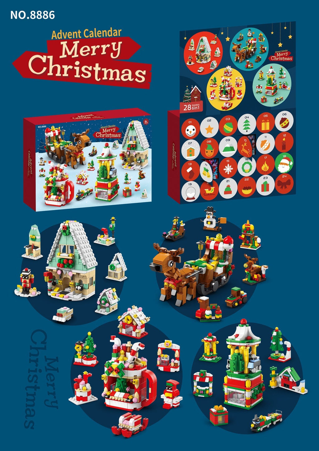 building blocks and decorations image