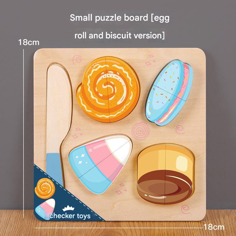 Educational wooden toy set for toddlers