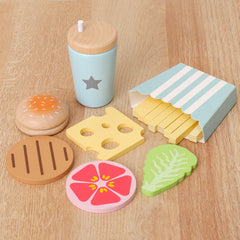Fun and safe toy food set for imaginative playtime