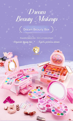 Safe and washable kids makeup tools in vibrant colours