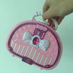Portable cosmetic playset in a charming carrying case