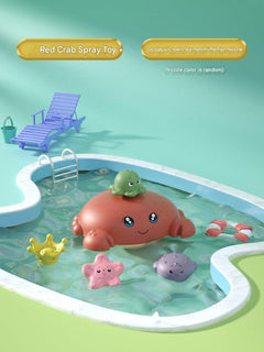 Set of light-up bath toys for kids