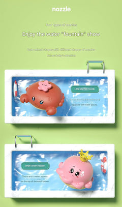 Toddler-friendly bath toys with fun designs