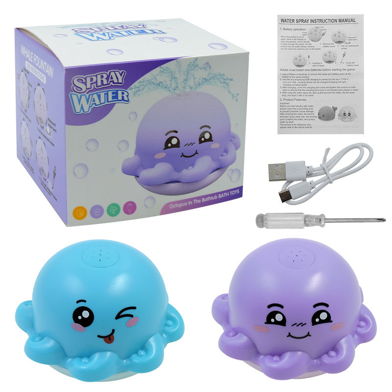 Whale and crab interactive toys for toddlers