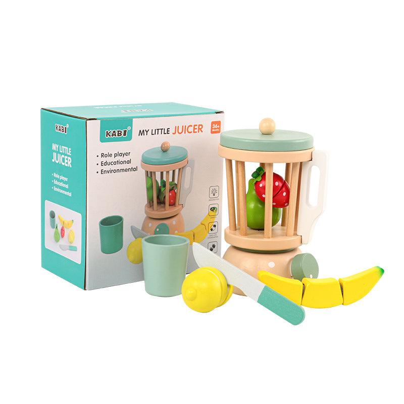 Mixer included in Deluxe Wooden Play Kitchen Set