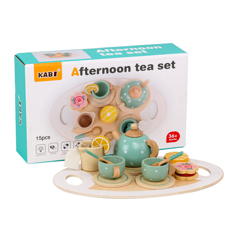 Dessert stand in the play kitchen set