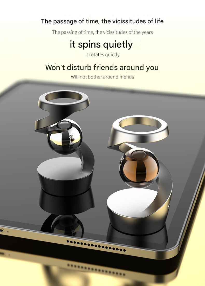 floating gyroscope in motion