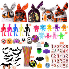 Decorative pumpkin candy jars for Halloween party favours