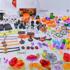 Colourful toys and candy jars set for kids aged 4-6