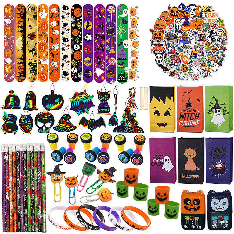 Children enjoying with Halloween party favour festivities