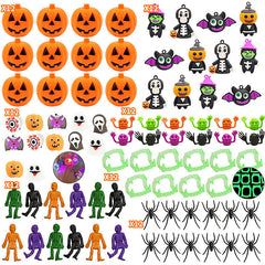 Creative gift set of Halloween themed toys and candy jars