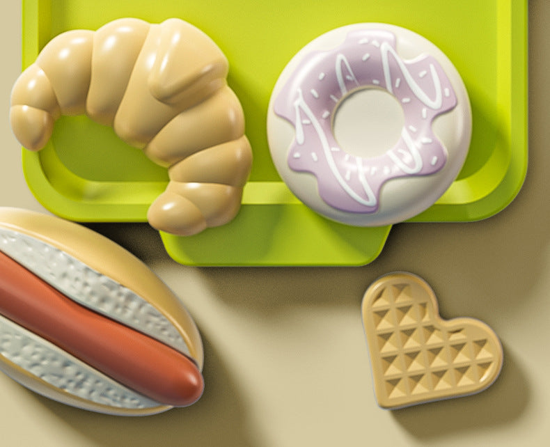 2024 Deluxe Kids Picnic Playset image 1 with burgers and ice cream