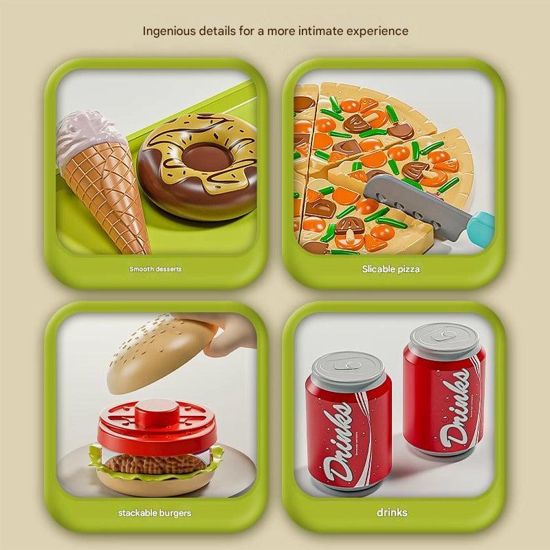 educational snack basket toy set image 3