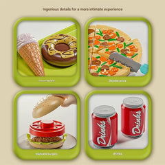 educational snack basket toy set image 3