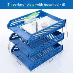 colorful office desk organizers on display