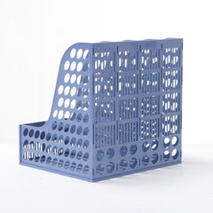 Grey office supplies storage tray on desk