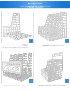 Versatile coloured trays for office organisation