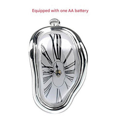 Sport inspired melting design clock