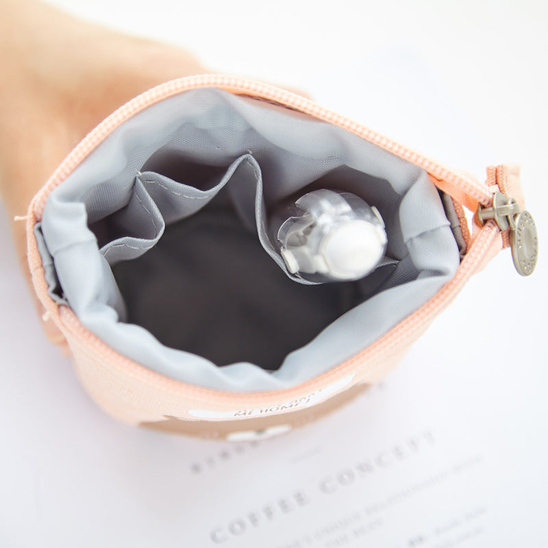 Multifunctional Canvas Pencil Case in Unicorn design
