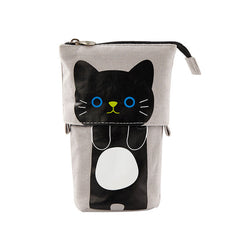 Spacious interior of Multifunctional Canvas Pencil Case