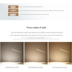 adjustable brightness desk lamp in use