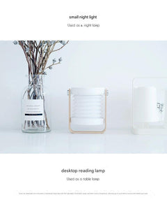Creative LED lamp shining bright in daylight