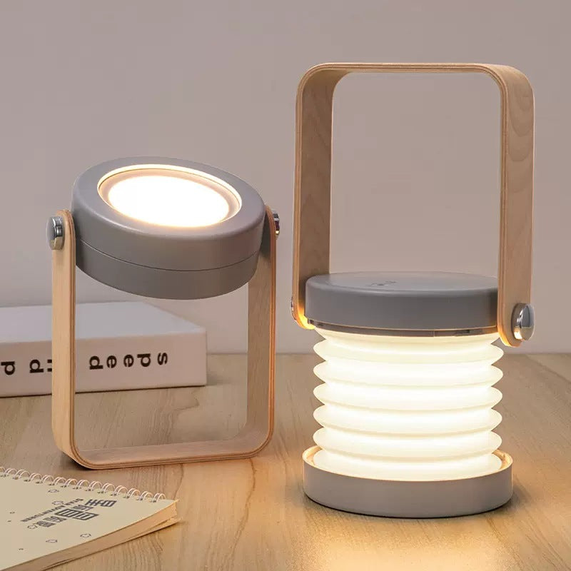 Touch-controlled lamp illuminated in the dark