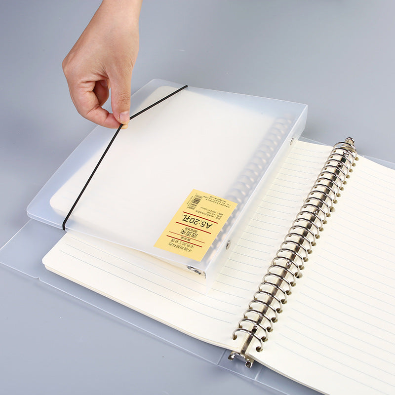 Page layout of A5 notebook grid pages