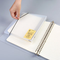 Page layout of A5 notebook grid pages