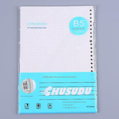 Detail of binder clips on A5 notebook