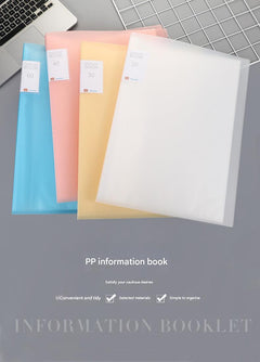 Thickness of file folder displayed stacked